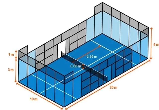 Tempered Glass/Toughened Glass for Padel Court